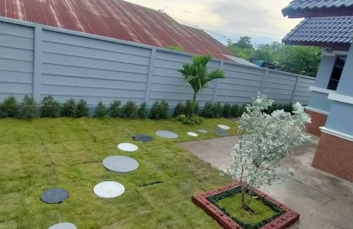 Kantharalak House | Luxury Family Villa with AC in Sisaket with Pool table, Bar & Camping Area