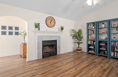 Asheville House | Luxury home w/pool, firepit, king bed in Asheville