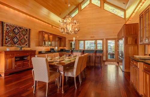 Boone House | Luxury Home with Putting Green & Hot Tub