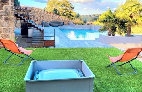 Hermitage-Tournonais-Herbasse-Pays de Saint-Felicien House | Luxury house, magnesium salt pool, sauna, gym. Sleeps 5