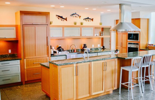 Soldotna House | LUXURY Kenai River Estate with Private Fishing Dock located ON the KENAI River!