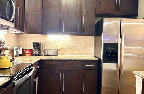 Astrodome Apartment | Luxury Mid Rise Suite w King Sz Bed- Near Food & Fun