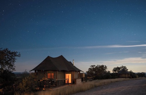 Johnson City RV Rental | Luxury Safari Tents on 96 acres in the Texas Hill Country