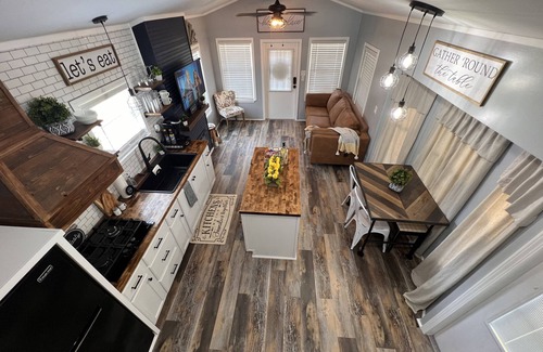 La Hacienda Estates Cabin | Luxury tiny cabin Pool & Hot tub minutes from Lake Travis and Lake Austin.