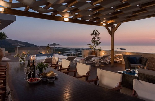 Limeniskos Villa | Luxury villa | Heated pool, gorgeous sea view, near Falassarna beach