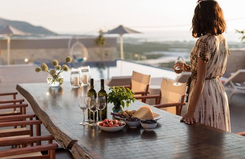 Limeniskos Villa | Luxury villa | Heated pool, gorgeous sea view, near Falassarna beach