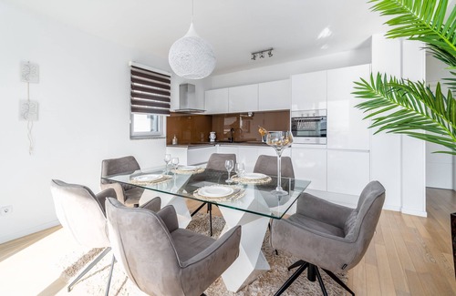 Podstrana Villa | Luxury Villa Lucas with private, heated pool, whirlpool, sauna, sea view, 14 pax