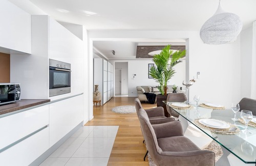 Podstrana Villa | Luxury Villa Lucas with private, heated pool, whirlpool, sauna, sea view, 14 pax