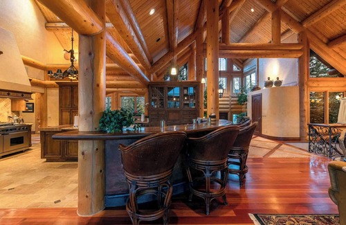 Mountain Village House | Luxury Winter Cabin by InvitedHome | Spacious Patio, Hot Tub, Game Room, Skiing