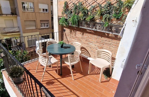 Sant Gervasi Apartment | M - Gracia-apartments. Casa Vicens Gaudí. Terrace