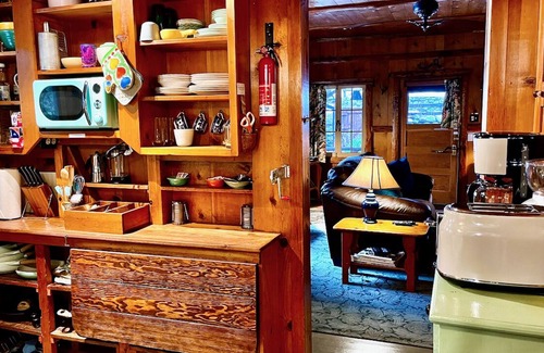 Idyllwild Cabin | MAGICAL! ultra-vintage remod 1937- fence for dogs