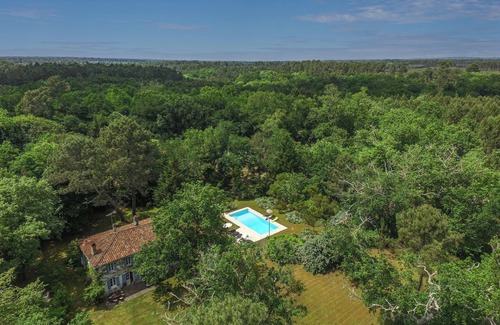 Moustey House | Magnificent 5 bedroom family home with private pool in peaceful Gascony forest.