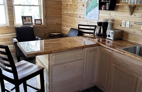 Portage Lake Cabin | Magnificent Cabin Nestled Amidst Trees in Portage Lake, Maine