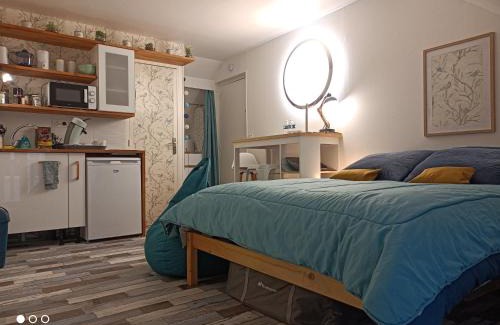 Montargis Apartment | Magnifique Studio Climatisation, parking à vélos, vélos en option, Centre ville Parking privé Jardin