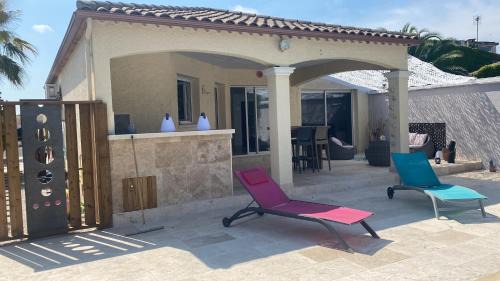 Serignan Villa | Magnifique villa individuelle climatisée 4 chambres avec piscine 11 m 5m