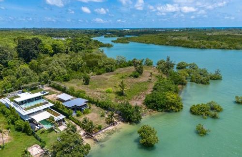 Mai Khao Villa | Mai Khao Beach Luxury 7-bedroom villa 0 meters from the sea double infinity pool maid, outdoor wedding sea fishing