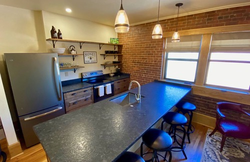 Waynesville Apartment | Main Street Retreats 101 Cozy, New Downtown Apt. 101