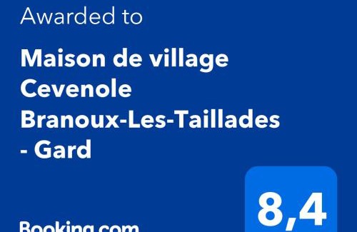 Branoux-les-Taillades House | Maison de village Cévenole climatisée à Branoux-Les-Taillades - Gard - #TravellerAwards 2025
