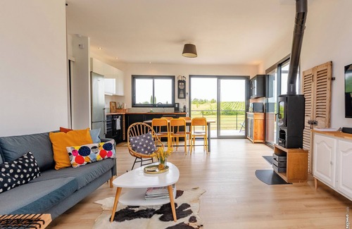 Souel House | Maison en Bois Verte Vigne - Calme - Ecologique