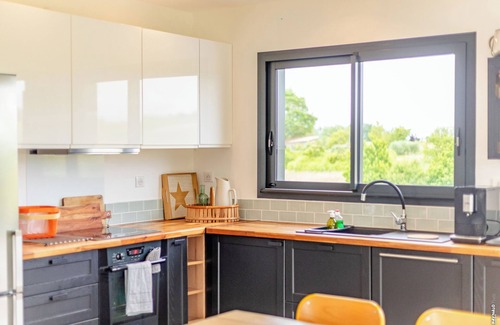 Souel House | Maison en Bois Verte Vigne - Calme - Ecologique