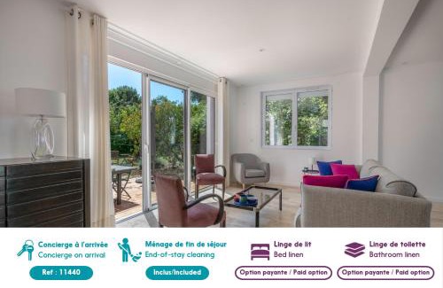 La Baule-Escoublac House | Maison moderne avec jardin pour 8 à La Baule