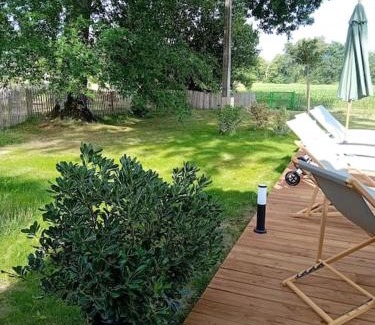 Saint-Julien-en-Born House | Maison neuve avec piscine chauffée, 4 kms de Contis plage