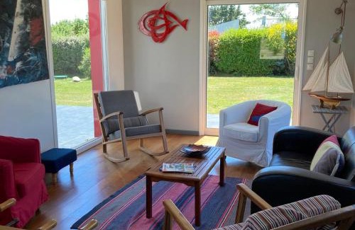 Bangor House | Maison neuve moderne, proche plage Herlin, 5 chambres, jardin, terrasse, classement 3*, tout confort. - FR-1-418-194