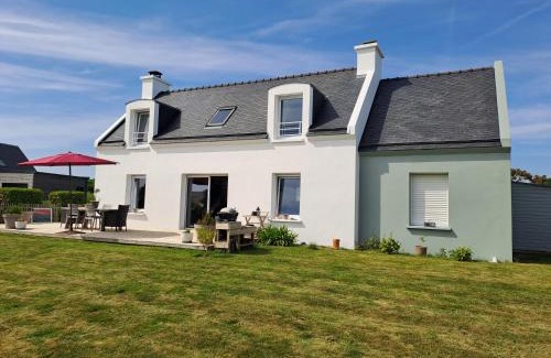 Treffiagat House | Maison traditionnelle et moderne avec vue mer