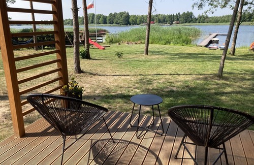 Szeligi House | Makosieje Resort with the view on the lake, wifi