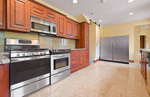 Mount Pocono House | Mansion with pool, hot tub, sauna, and mountain views