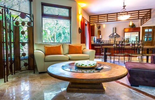 Playacar Fase I Condo | Mexican Style Ground Floor 2 bedroom Condo in Paseo del Sol by BRIC