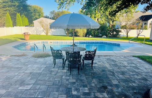 Red Mill Pond House | Mid-Century Milton w/Pool, Pond, Beaches, and Bike Trails!