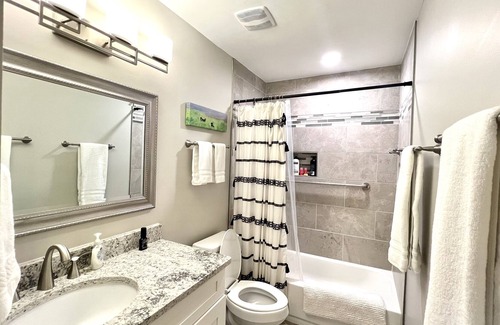 Fort Mill House | Midcentury Modern Renovated Home in FT MILL w/ Screened In Porch & Fire Pit!