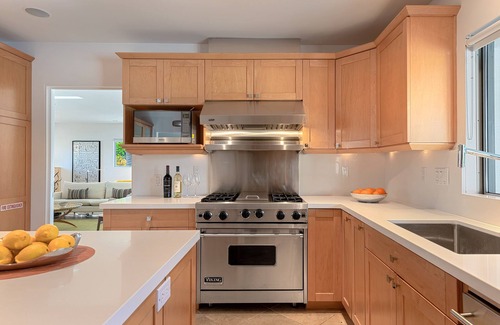 El Mirador House | MidMod Marvel! 1/3 acre! 4 bedrooms! Pool! Spa! Misters! Fireplaces! Mtn. Views!