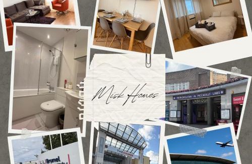 Brunel Apartment | Misk Homes #3 Near Heathrow Airport, shops & Brunel University - Free Parking