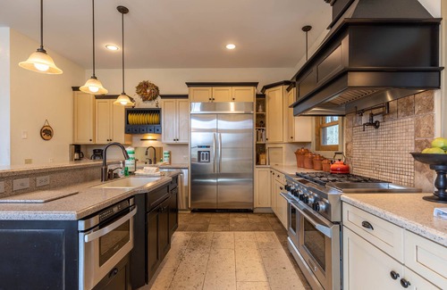 Boone House | Misty Mountain Hop - Luxury home! Views, hot tub, 4 fireplaces, game table!