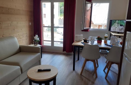 Saint-Colomban-des-Villards House | Mountain Charm & Comfort: Family Apartments | BBQ Facilities, Pets Allowed!