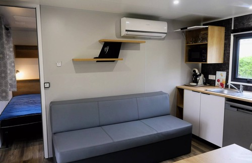 Sadirac House | Mobil-Home Laurier 3 Rooms 4 People Air-conditioned + TV 2sdb