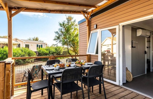 Les Mazures House | Mobil-home | Premium | 3 Ch. | 6 pers. | Terrace Lounge | A/C
