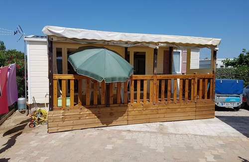 Les Ayguades House | Mobile home 2 bedrooms 50m from the beach
