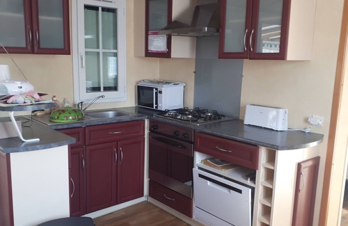 Gastes House | Mobile home, 4*, 3 pools, beach, 40 m2, 24 m2 covered terrace, air-conditioned