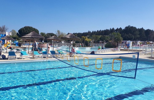 Gastes House | Mobile home, 4*, 3 pools, beach, 40 m2, 24 m2 covered terrace, air-conditioned