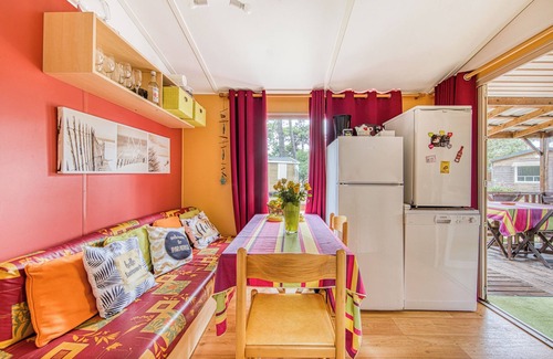 Vendays-Montalivet House | Mobile Home Montalys – 5 guests – Private terrace & garden – 5★ campsite, 200 m from the beach