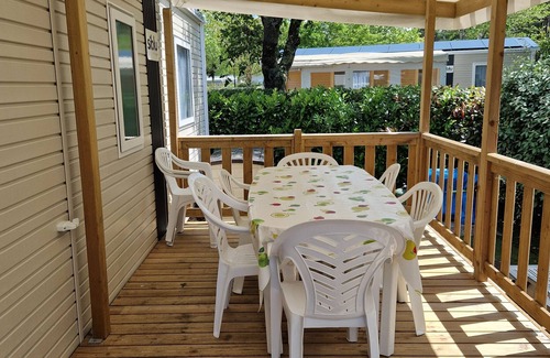 Gastes RV Rental | 'Mobilehome Familial' with Shared Pool, Garden & Wi-Fi