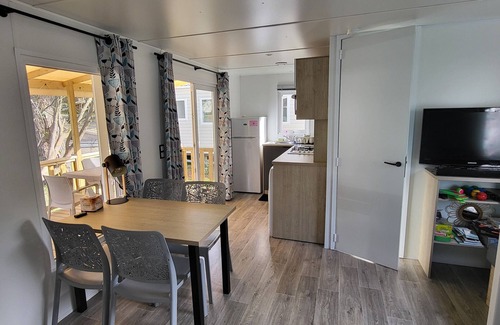Seignosse House | MobilHome 5 people in 4* camping 800 m from the ocean