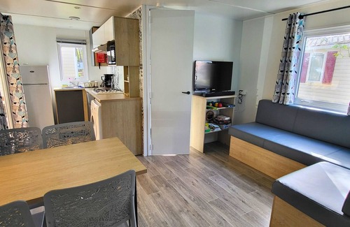 Seignosse House | MobilHome 5 people in 4* camping 800 m from the ocean