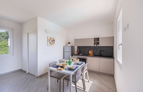 Soiano del Lago Apartment | Modern apartment with pool