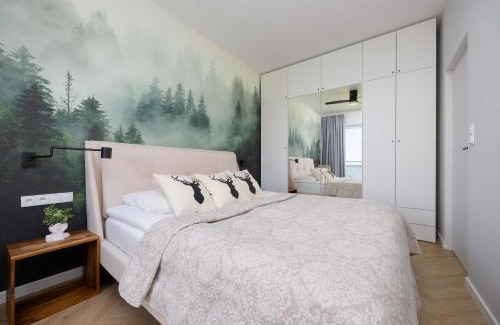 Serock Apartment | Modern Apartment by the Lake with Parking & Sauna in Zegrze by Noclegi Renters