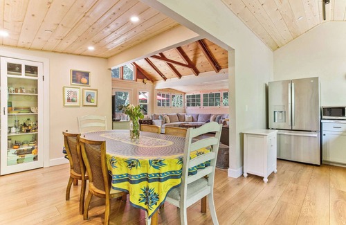 Hacienda Cabin | Modern Cabin Retreat w/Swim Spa, Hot Tub & A/C