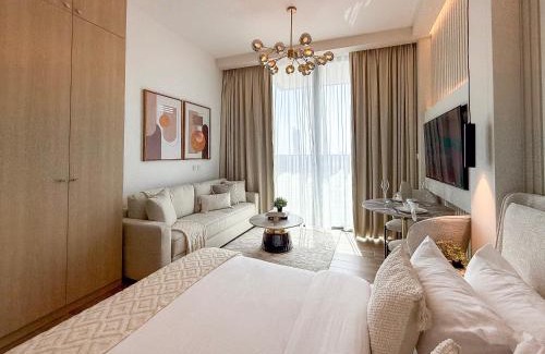 Jumeirah Village Circle Apartment | Modern Chic Studio Apartment, Belgravia Heights 2, JVC Dubai